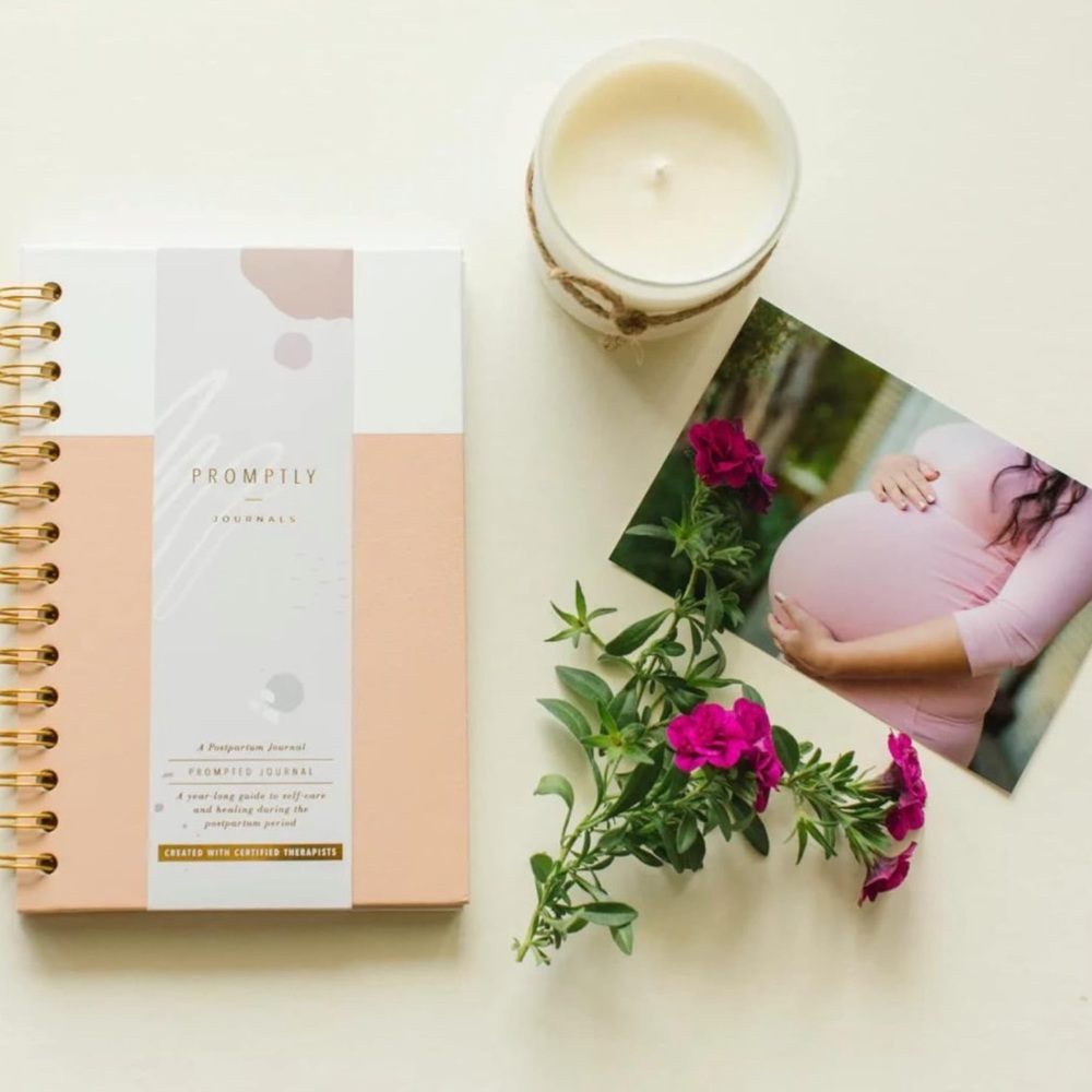 Postpartum self care journal
